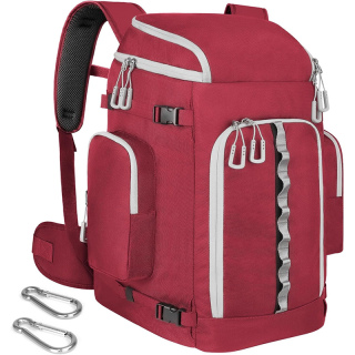 Ski Boot Bag, 65L Ski Boot Bag Backpack 1680D Nylon Waterproof Ski Bag for, Skis Snowboard & Accessories