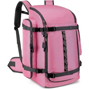 65L Ski Boot Bag,Large Duffle Travel Bag,1680D Nylon Waterproof Padded Ski Boot Bag Backpack For Women Men Kids