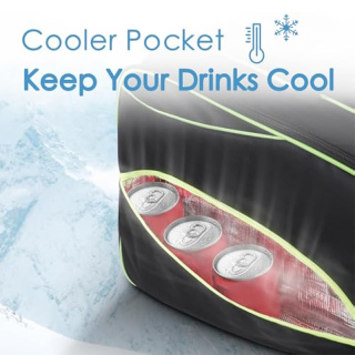 Large Protective Convertible Racquet Backpack with Shoes Compartment for Men Women with Cooler Pocket & Removeable Shoulder Strap for Sport Equipment