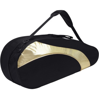 Badminton Racket Shoulder Bag Backpack with Shoe Compartment, Multifunction 6 Racquets Tennis Bag for Men and Women, 12 Rackets Bag