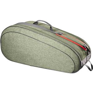 Tennis Racket Bag - Heather Green and Heather Grey