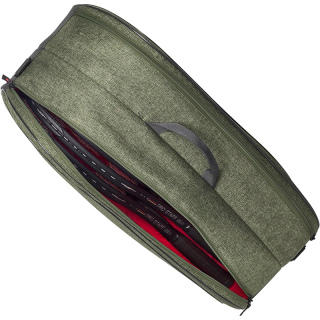 Tennis Racket Bag - Heather Green and Heather Grey