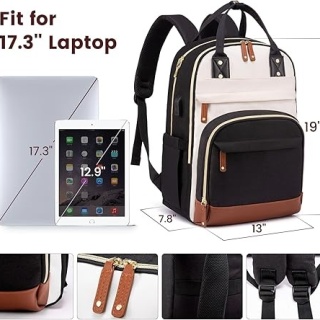 Laptop Backpack, Fits 17 Inch Laptop Bag, Fashion Travel Work Anti-theft Bag, Business Computer Waterproof Backpack Purse, University Backpacks