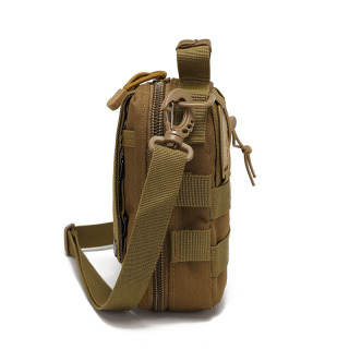 Outdoor military camouflage cycling mountaineering lightweight shoulder messenger bag digital storage bag waterproof shoulder bag