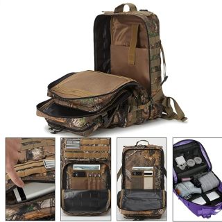 45L Military Tactical Backpack combat Molle Army Pack CCW 3 Day survival Bag Hiking Rucksack heavy duty backpack
