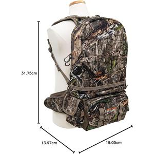 Hunting Camo Fanny Pack with Harness Waist Pack Pouch with Shoulder Straps for Climbing Hiking Camping Running Travelling Camouflage