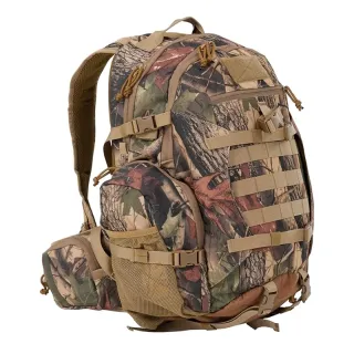 Hunting Backpack, 900D Camo Waterproof Hunting Pack for Men, 35L Large Molle Hunting Day Pack with Rifle Bow Gun Holder