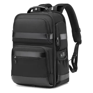 Waterproof Business Office Laptop Bag Fits 16 Inch Computer Bookbag Traveler Backpacks Work Bag with USB Port for Men Women Travel Essentials