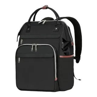 15.6 Inch Laptop Backpack, Computer Travel Business Work Bag, Water Repellent College Casual Daypack with USB Port