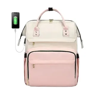 Laptop Backpack,17-inch Large Capacity Fashion Work Computer Backpacks Purse, Travel Business Bags, Doctor Nurse Backpack