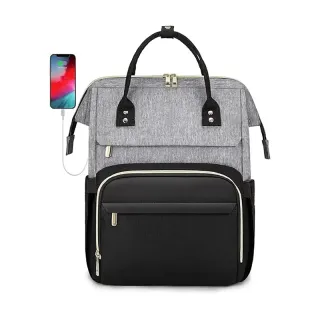 Laptop Backpack,17-inch Large Capacity Fashion Work Computer Backpacks Purse, Travel Business Bags, Doctor Nurse Backpack