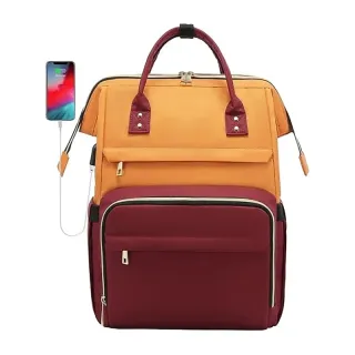 Laptop Backpack,17-inch Large Capacity Fashion Work Computer Backpacks Purse, Travel Business Bags, Doctor Nurse Backpack