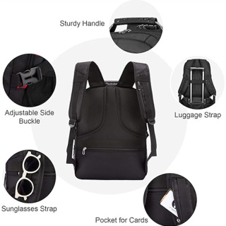 17inch Large Work Backpack Large Capacity Lockable Mochilas para Hombres Waterproof Computer Backpack for Work Business Travel College