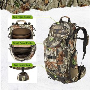 Hunting Pack 3400cu, бесшумная охотничья сумка, внутренний каркасный охотничий рюкзак, камуфляжный охотничий рюкзак с дождевиком