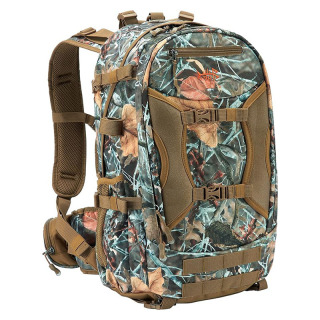 Hunting Backpack with Bow/Rifle Holder Removable Waist Belt Rain Cover Camo Hunting Pack 44L