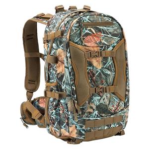 Hunting Backpack with Bow/Rifle Holder Removable Waist Belt Rain Cover Camo Hunting Pack 44L