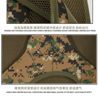 40L Military Fan Bag Travel Backpack X7 Swordfish Tactical Bag Outdoor Backpack Camouflage Mountaineering Bag