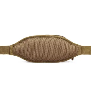 Outdoor sports jogging waist bag cycling hiking earphone hole chest bag tactical military camouflage camping shoulder bag