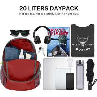 Ultra Lightweight Packable Backpack Daypack Handy Foldable Camping Outdoor Travel Cycling Backpacking