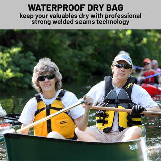 Waterproof Dry Bag,Roll Top Geometric Ombre Waterproof Backpack 5L/10L/20L Floating and Lightweight Bags for Kayaking, Boating, Fishing