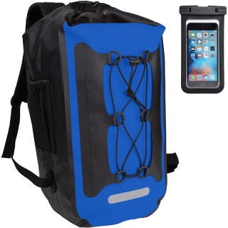 Dry Bag Backpackwith Straps Waterproof Backpack for Men and Woman and Roll Top, Cushioned Back Panel, Large Dry Sack - With Water Bottle Pocket