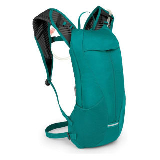 Women's Biking Backpack with Hydraulics Reservoir, Teal Reef