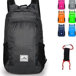 Hiking backpack, folding ultra-light 20L waterproof sports storage lightweight backpack for outdoor cycling camping picnics