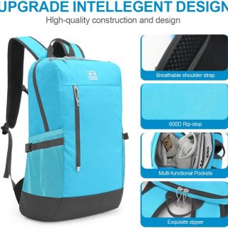 20L Lightweight Hiking Backpack,Waterproof Small Hiking Daypack Camping Backpack For Men Women Outdoor Sport Travel Bag For Running, Camping, Cycling