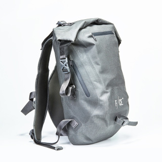 Waterproof Fishing Backpack with Rod Holder, Inflatable Air Valve, Gear Loops