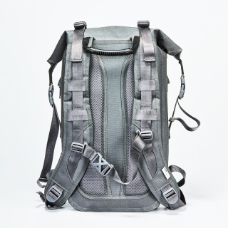 Waterproof Fishing Backpack with Rod Holder, Inflatable Air Valve, Gear Loops