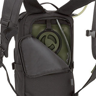 Hydration Day Pack with 2-Liter Reservoir, 18.2-Liter Storage,Black