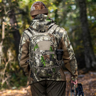 Hunting Backpack with Waterproof Rain Cover, 25L Hunting Pack, Durable Hunting Day Pack for Bow Rifle Gun