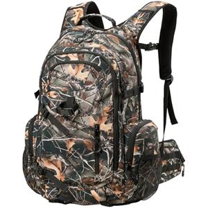 35L Hunting Backpack for Men, Waterproof Camo Hunting Pack with Rain Cover, Durable Large Capacity Hunting Day Pack