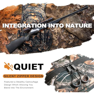 35L Hunting Backpack for Men, Waterproof Camo Hunting Pack with Rain Cover, Durable Large Capacity Hunting Day Pack