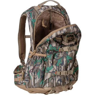 Camouflage Hunting Backpack Waterproof Bow and Rifle Compatible Hunting Bag (Mossy Oak Bottomland)