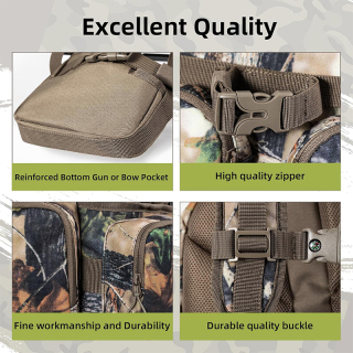 Hunting backpack for men Waterproof Camo Hunting Pack Hunting gifts for men hunting gear Hunting Day Pack