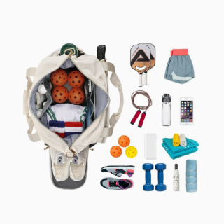 Pickleball Bag Large Capacity Multi-function Sports Handbag with Shoe Compartment