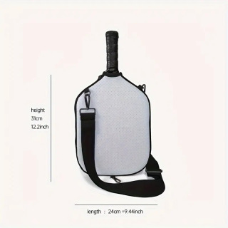 Neoprene lightweight pickleball racket cover protection crossbody bag