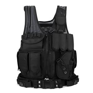 Tactical Vest Outdoor Ultra-Light Breathable Training Airsoft Vest Adjustable for Adults