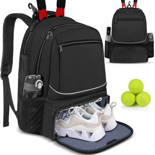 Tennis Bag Tennis Backpack for Women Men 2 Rackets with Insulated Pocket Ventilated Shoe Compartment