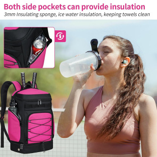 Large Tennis Bags for Women and Men to Hold Tennis Racket,Pickleball Paddles, Badminton Racquet, Squash Racquet and Tennis Accessories