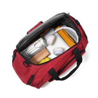 Table tennis bag, shoulder bag, sports fitness bag, independent shoe compartment, dry and wet separation, table tennis shoulder bag