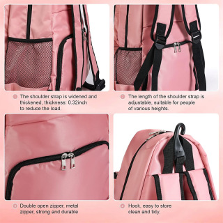 Extra Large Tennis Bag Tennis Backpack with Shoe Compartment Waterproof for Men and Women to Hold Tennis Racket,Pickleball Paddles, Badminton Racquet