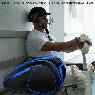 Padel Racket Backpack Large Capacity for Separate Waterproof Shoes Compartment Pickleball Accessories - Include Fence Hook & Thermal Insulated Pockets