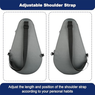 Padel (Paddel Tennis) Equipment Carrying Bag with Mesh Pocket for 2 Paddles Ball Water Bottle & Accessory