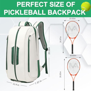 Multi-Use Beach Tennis Bag For Sport Convertible Padel Backpack With Shoe Compartment, Laptop Sleeve,Fence Hook,Ball Sleeve