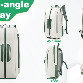 Multi-Use Beach Tennis Bag For Sport Convertible Padel Backpack With Shoe Compartment, Laptop Sleeve,Fence Hook,Ball Sleeve