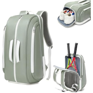 Multi-Use Beach Tennis Bag For Sport Convertible Padel Backpack With Shoe Compartment, Laptop Sleeve,Fence Hook,Ball Sleeve