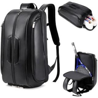 Multi-Use Beach Tennis Bag For Sport Convertible Padel Backpack With Shoe Compartment, Laptop Sleeve,Fence Hook,Ball Sleeve