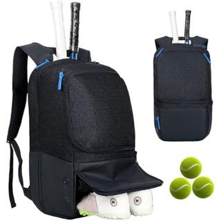 Large Pickleball Backpack for Women Men 2 Paddle Rackets with Insulated and Ventilated Shoe Compartment,Pickleball bag,Baseball Gym backpack